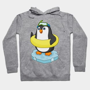 Penguin Ice floe Swimming Lifebuoy Hoodie